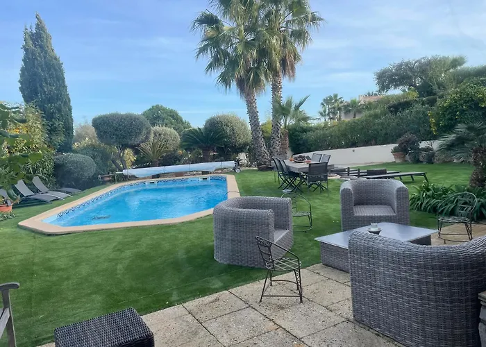 Tres Belle Maison Piscine Chauffe 210m2 Climatise Ferienhaus Sainte-Maxime
